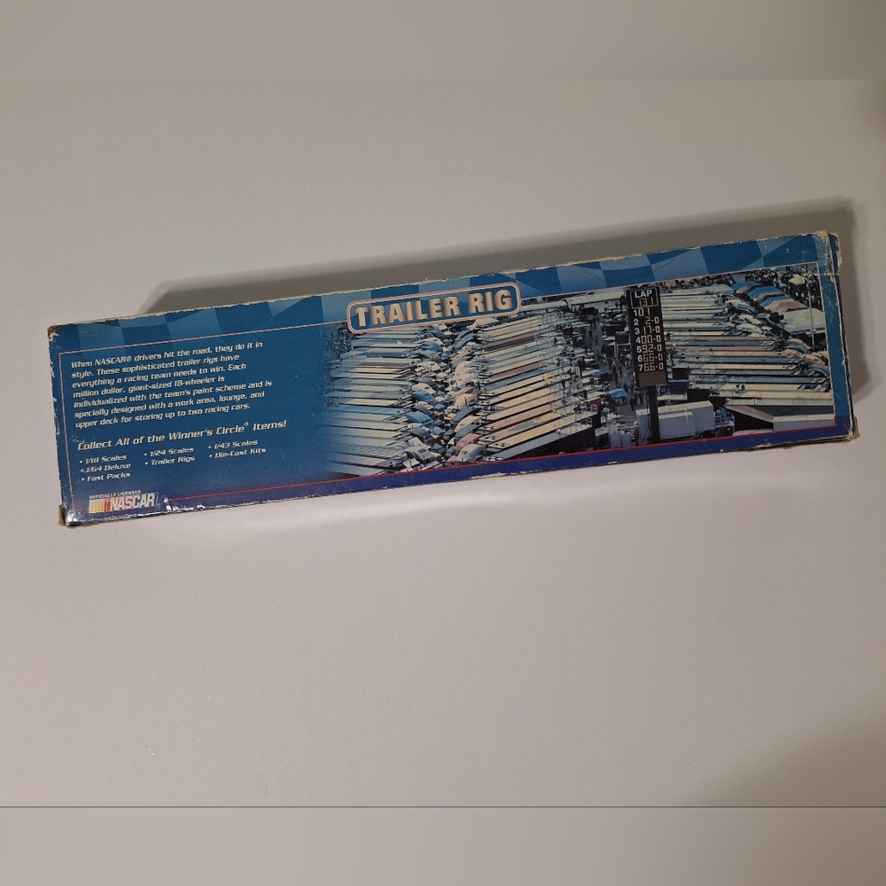 💎NEW Winner's Circle Jeff Gordan Blue Trailer Rig Toy Collectible Truck - Picture 6 of 11